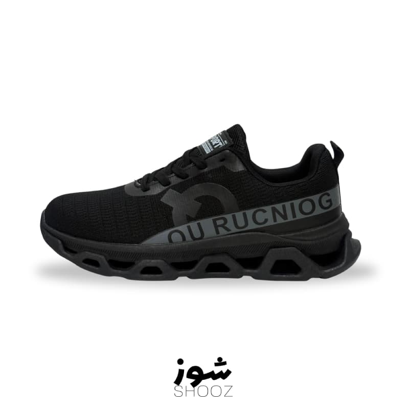 کتونی مردانه on running مشکی وارداتی مستر کوالیتی