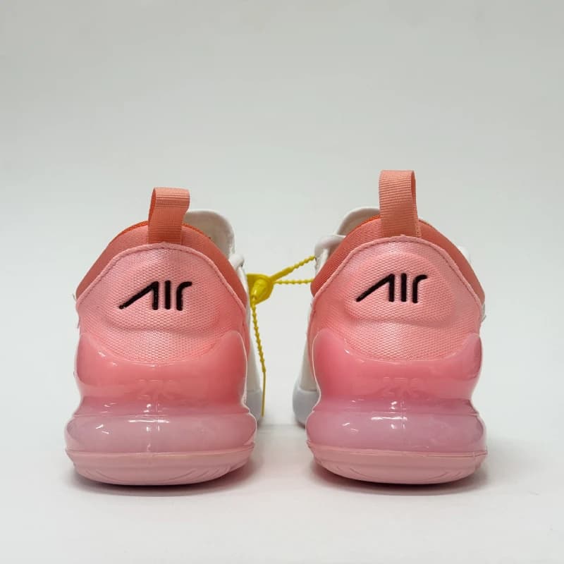 کتونی زنانه نایک air max 270 سفید صورتی وارداتی مستر کوالیتی — تصویر ۳