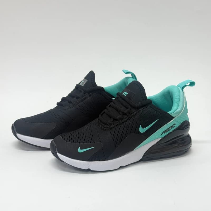 کتونی زنانه نایک air max 270 مشکی سبز وارداتی مستر کوالیتی — تصویر ۴