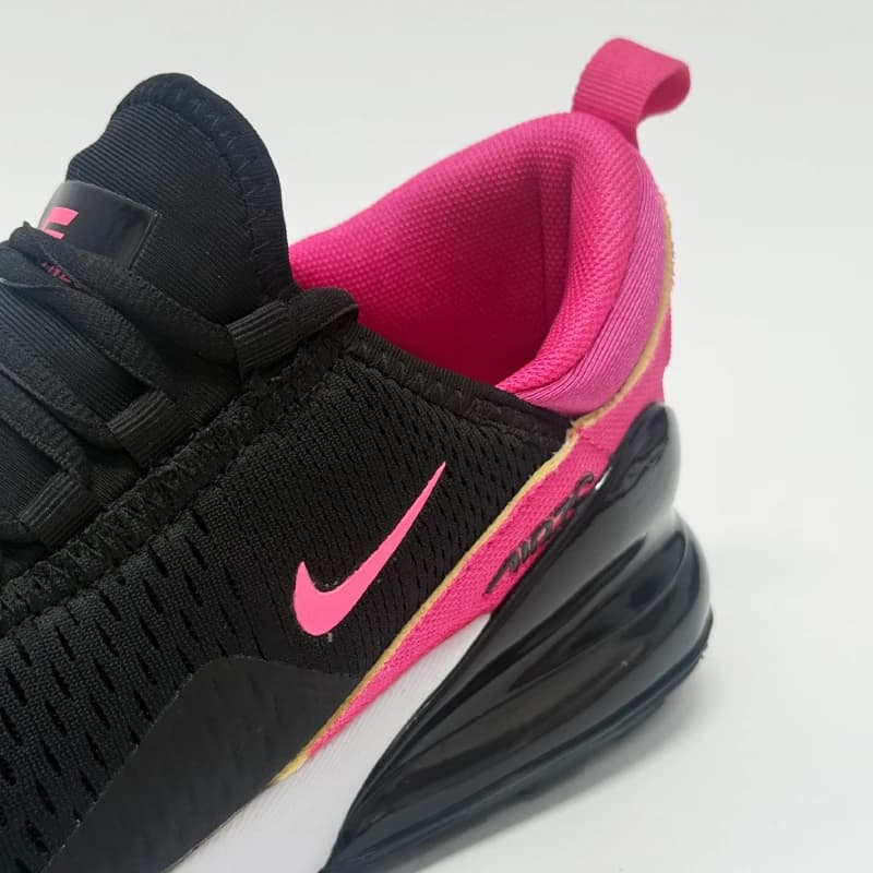 کتونی زنانه نایک air max 270 مشکی صورتی وارداتی مستر کوالیتی — تصویر ۳