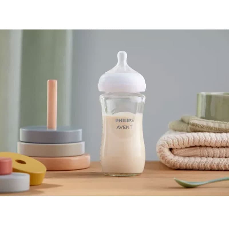 شیشه شیر پیرکس نچرال 240 میل فیلیپس اونت — تصویر ۶