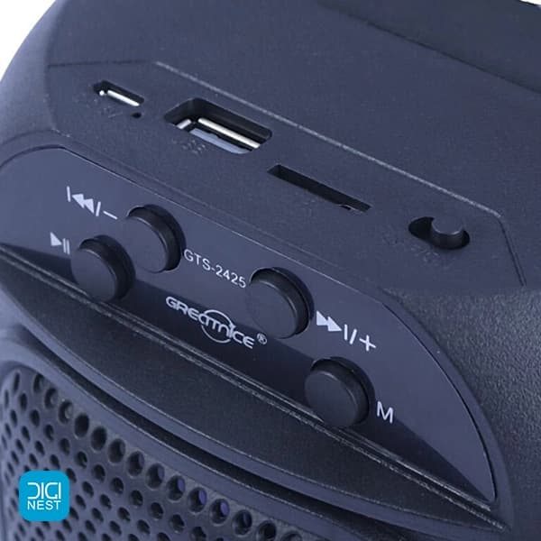 اسپیکر شارژی قابل حمل گریت نایس مدل GTS-2425 — تصویر ۲