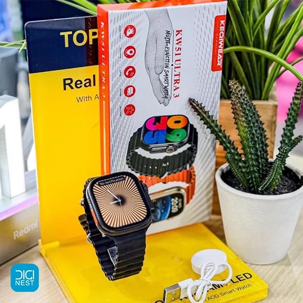 ساعت هوشمند Keqiwear مدل KW51 Ultra 3 — تصویر ۲