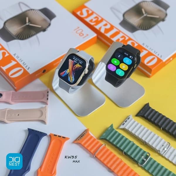 ساعت هوشمند کیکی ویر مدل KW35 Max با 10 بند — تصویر ۵