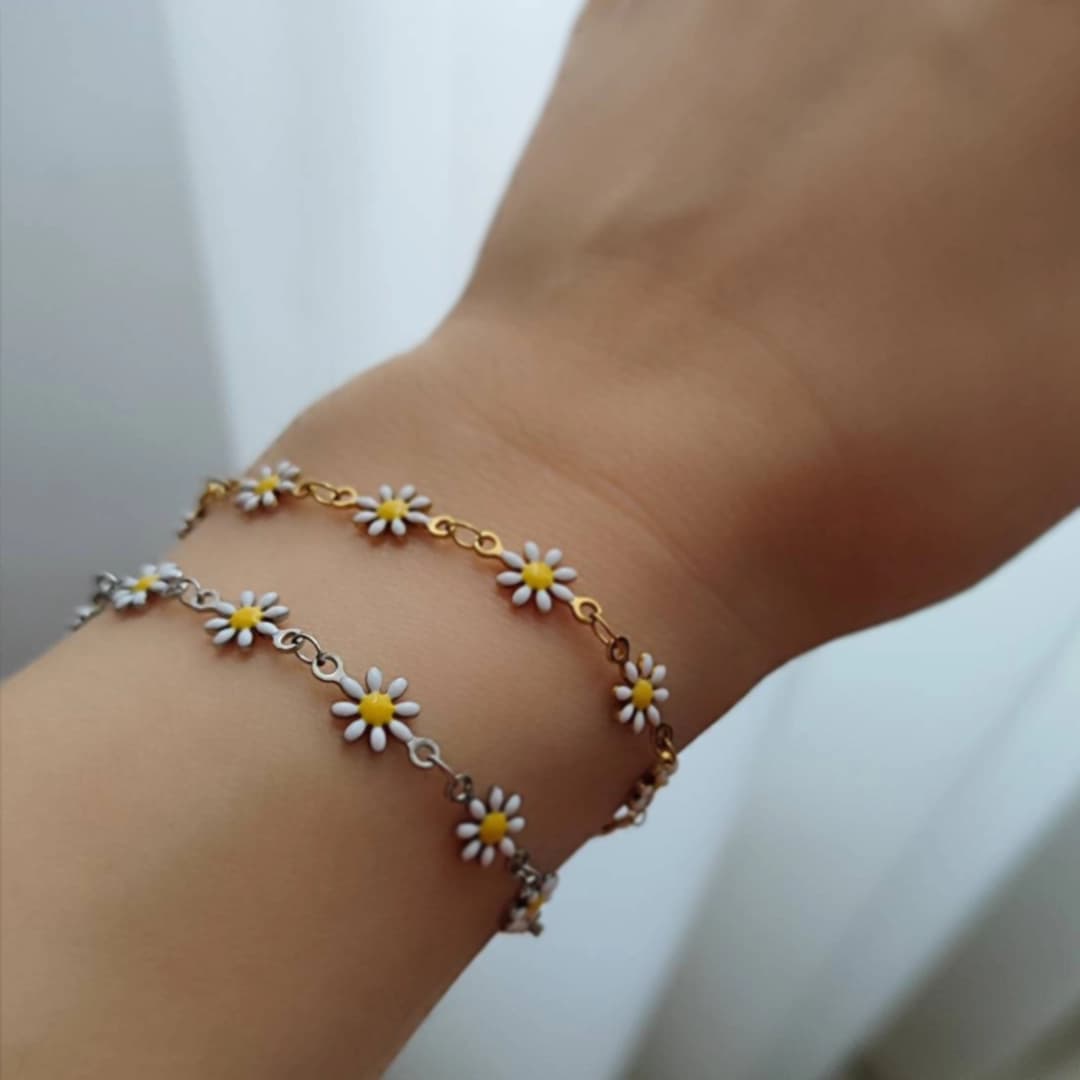 دستبند گل بابونه — تصویر ۲