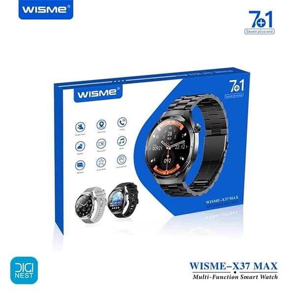 ساعت هوشمند ویسمی مدل Wisme X37 max با 7 بند — تصویر ۳