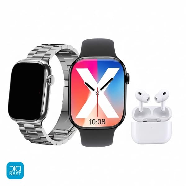پک ساعت هوشمند و ایرپاد ویزمی مدل WISME KW53 Max
