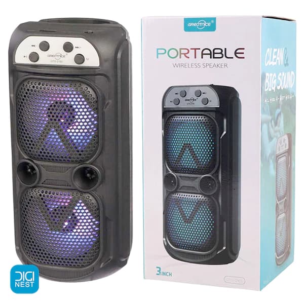 اسپیکر بلوتوث قابل حمل گریت نایس مدل GTS-2165 — تصویر ۳