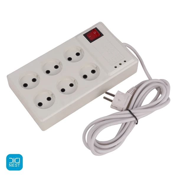 محافظ برق و ولتاژ الون مدل VP9006 طول ۳ متر ۶ خانه — تصویر ۳