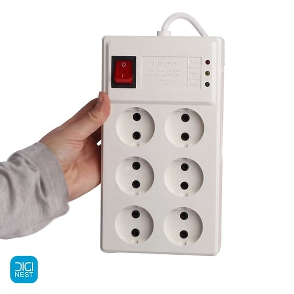 محافظ برق و ولتاژ الون مدل VP9006 طول ۳ متر ۶ خانه — تصویر ۵