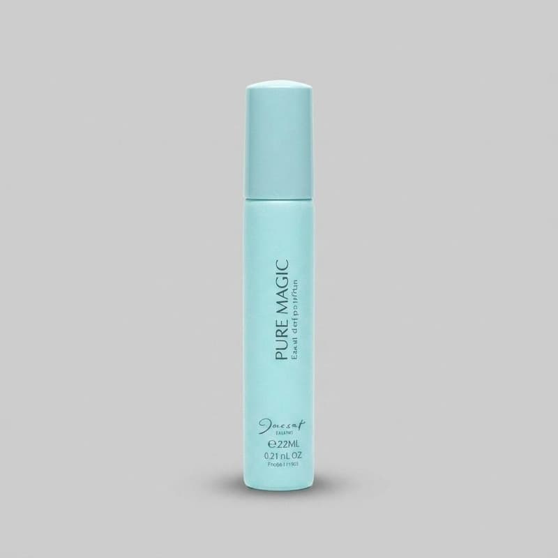 عطر جیبی زنانه ژک ساف مدل PURE MAGIC با رایحه شیرین و خنک حجم 22 میلی‌لیتر