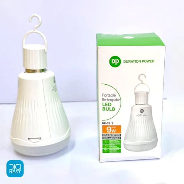 لامپ LED شارژی آویزدار 9 وات دی پی مدل DP-7817 — تصویر ۳