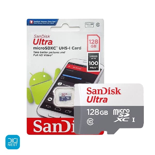 کارت حافظه 128 گیگ سن دیسک microSDXC مدل Ultra