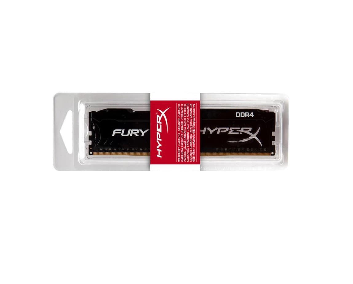 رم کامپیوتر هایپر ایکس تک کاناله Fury فرکانس 2400 مگاهرتز DDR4 تایمینگ CL15 حافظه 8 گیگابایت — تصویر ۲