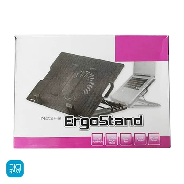 پایه خنک کننده (کول پد) لپ تاپ ارگو استند مدل M25 — تصویر ۳