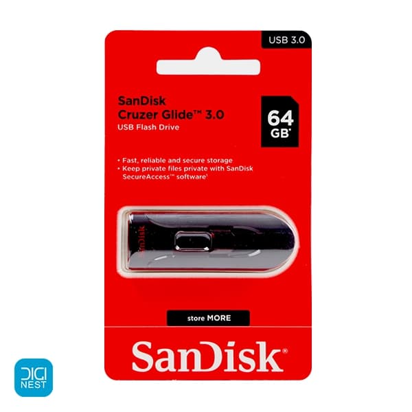 فلش مموری 64 گیگ USB 3.0 سن دیسک مدل SanDisk CZ600 — تصویر ۳