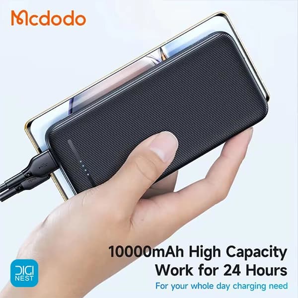 پاور بانک مک دودو MC-463 10W ظرفیت 10000 میلی آمپر ساعت — تصویر ۸