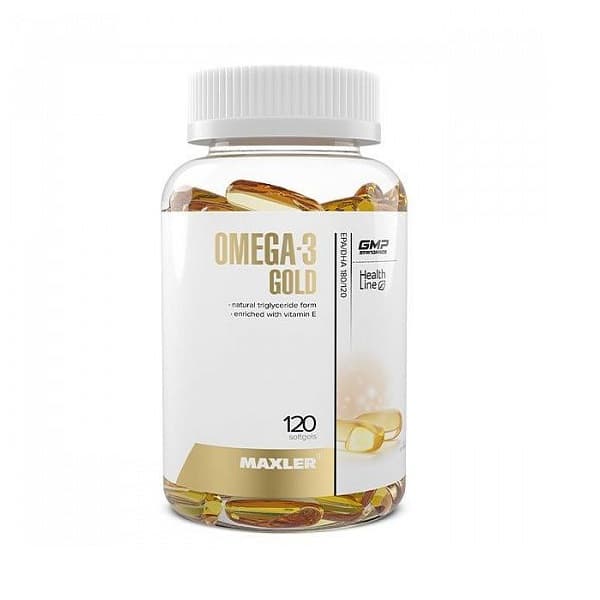 60 کپسول امگا 3 گلد مکسلر Maxler Omega-3 Gold