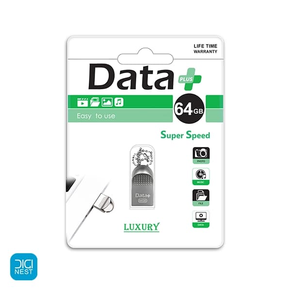 فلش مموری دیتا پلاس مدل Luxury USB 2.0 ظرفیت 64 گیگابایت — تصویر ۳
