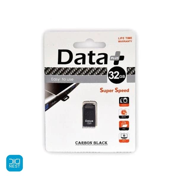 فلش 32 گیگ USB 2.0 دیتا پلاس مدل Data+ Carbon — تصویر ۳