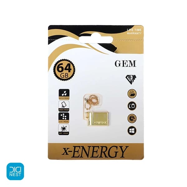 فلش مموری ایکس انرژی مدل GEM USB2.0 ظرفیت 64 گیگابایت — تصویر ۳