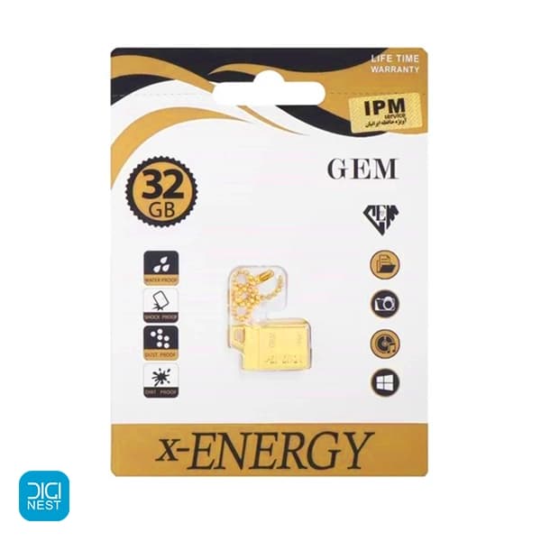 فلش مموری ایکس انرژی مدل GEM USB2.0 ظرفیت 32 گیگابایت — تصویر ۳