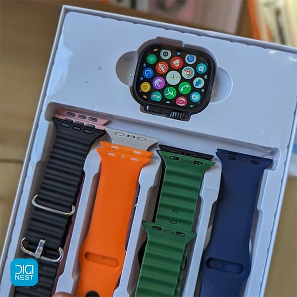 ساعت هوشمند Keqiwear طرح اپل واچ مدل KW28 Ultra 3 — تصویر ۶
