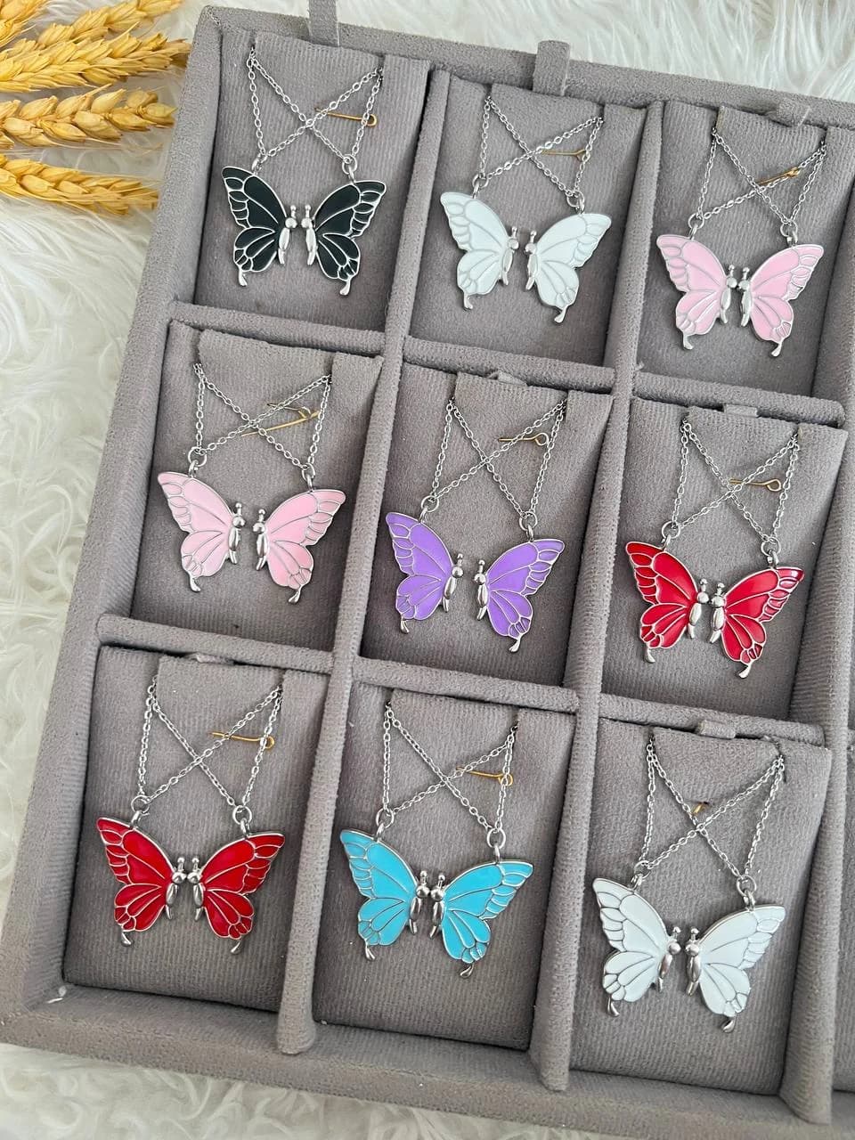 گردنبند ست پروانه ای