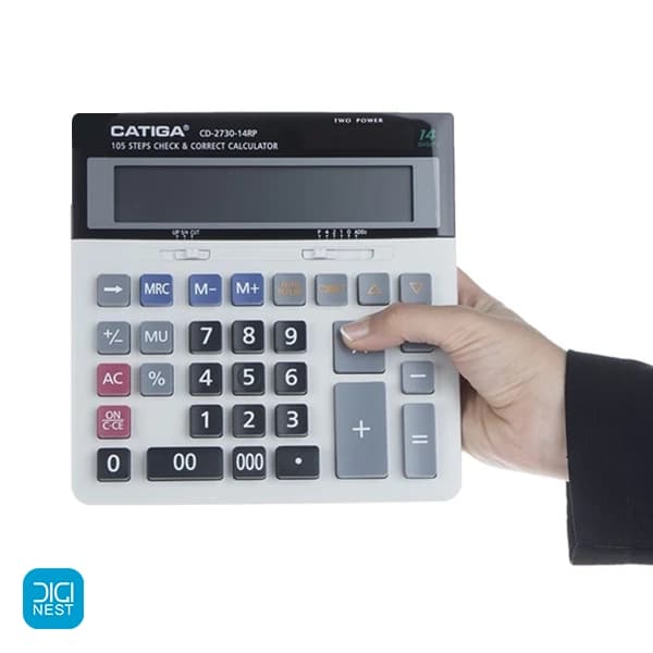 ماشین حساب کاتیگا مدل CD-2730-14RP — تصویر ۵