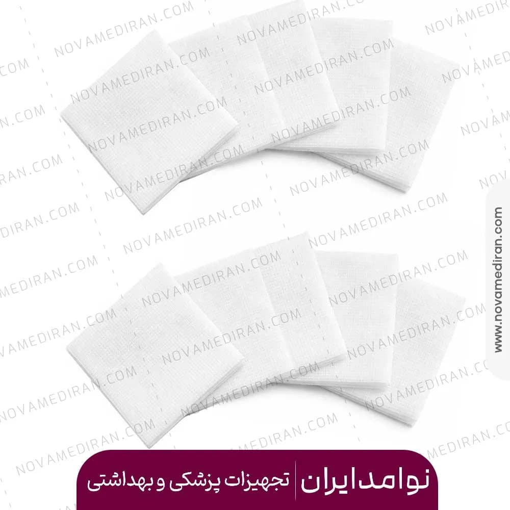 گاز طبی غیراستریل 8 لایه ابداع درمان وزن 380 گرمی — تصویر ۴
