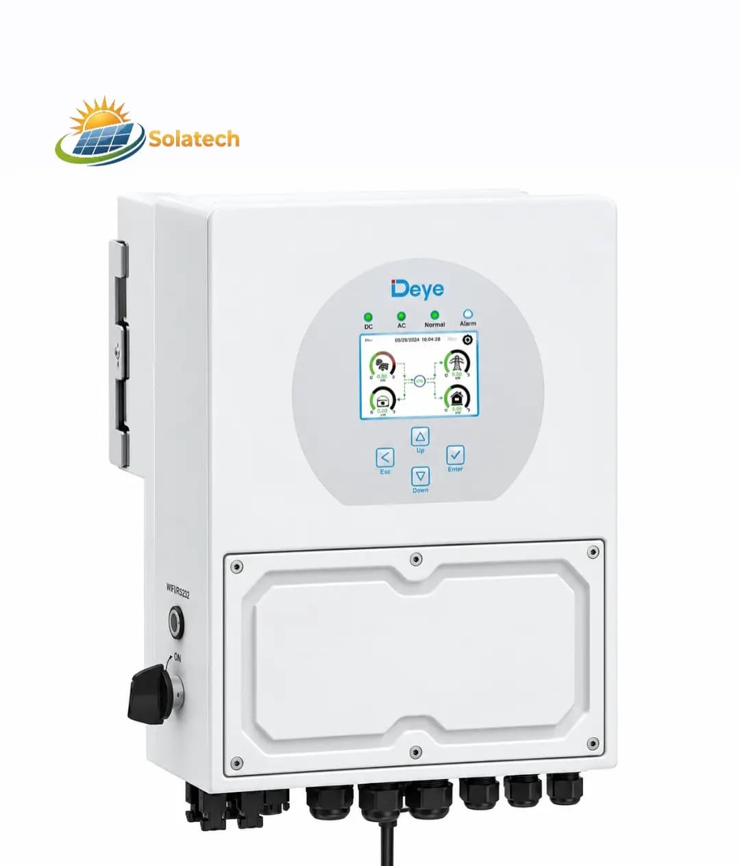 اینورتر هیبریدی خورشیدی 6 کیلووات LV تک فاز DeYe مدل Sun-6K-SG04LP1-EU — تصویر ۲