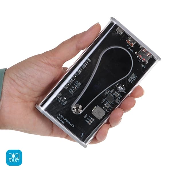 پاوربانک فست شارژ و PD دنمن Denmen مدل DP28 10000mAh — تصویر ۴