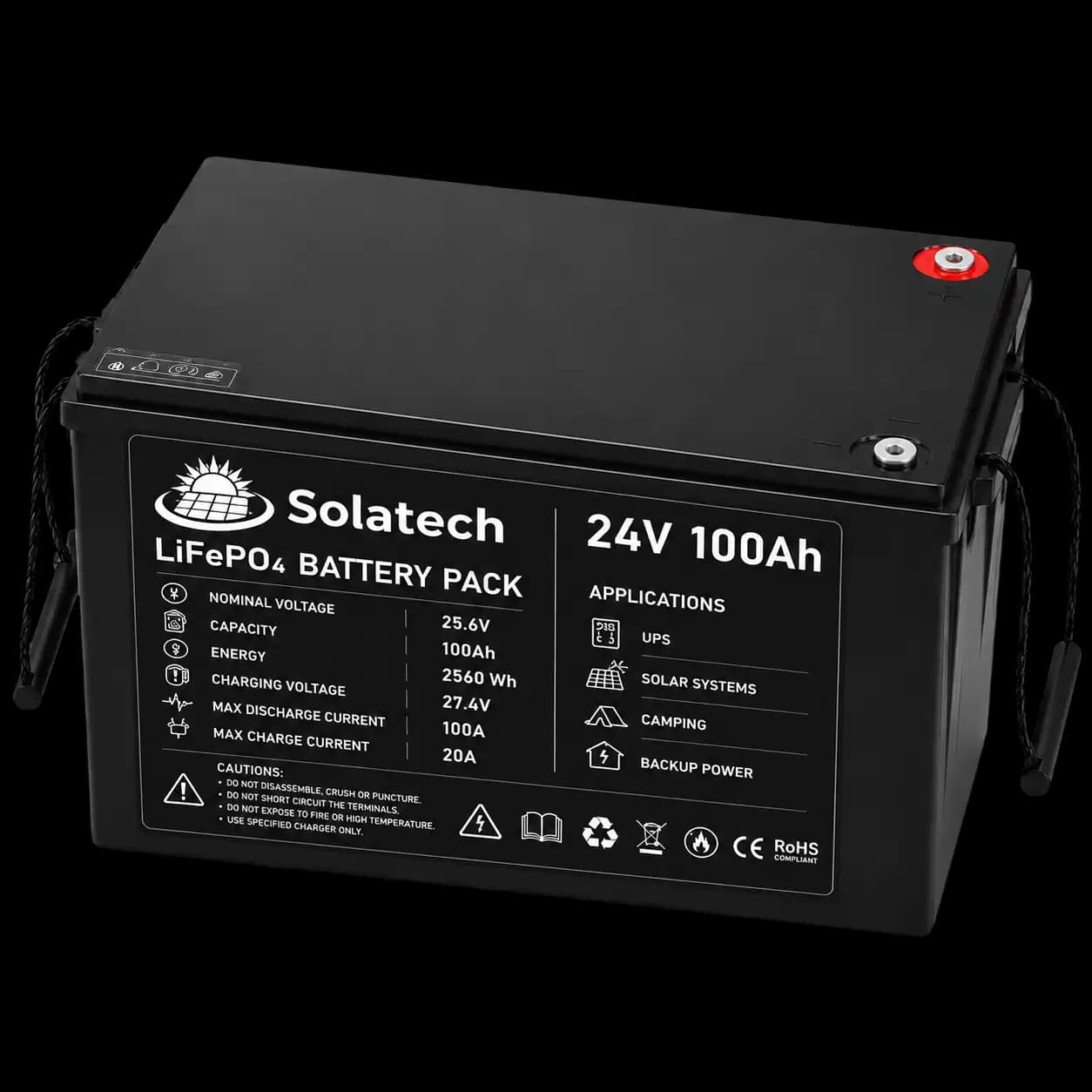 باتری لیتیومی 24 ولت 100 آمپر (24V100A)