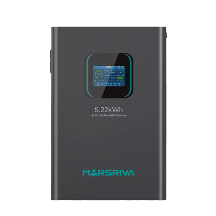 باتری لیتیوم 5 کیلووات ساعت برند MARSRIVA مدل MR-LFP48-100-WMD