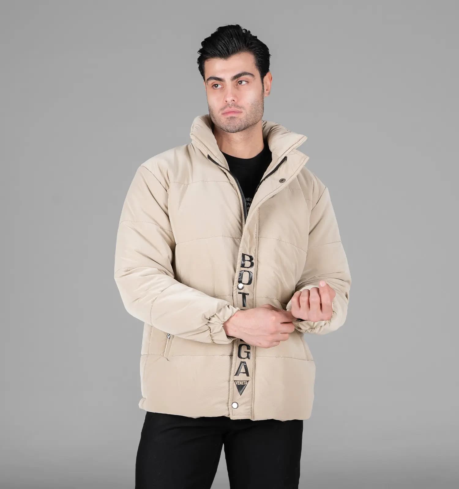 کاپشن اسپرت سیلیکونی مردانه بادی Bottega کد DY49052 — تصویر ۳