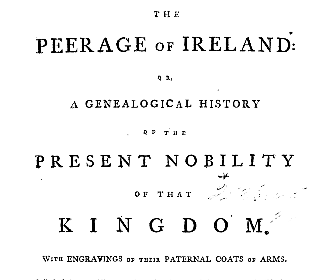 کتاب The Peerage of Ireland, Volume 4 (اشراف‌زادگی ایرلند، جلد چهارم) نسخه انگلیسی PDF | جان لاج