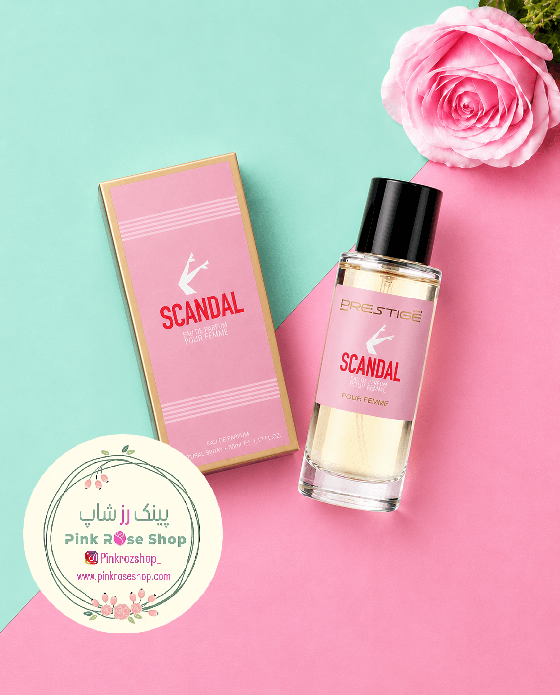 ادکلن 35 میل پرستیژ زنانه اسکندل