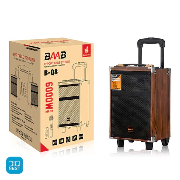اسپیکر بلوتوثی قابل حمل باب مدل B-Q8 — تصویر ۲
