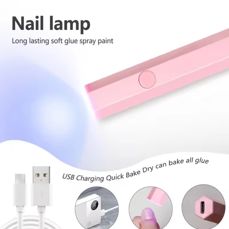 لاک خشک کن فوری مدل UV دار قابل حمل کد N618 — تصویر ۳