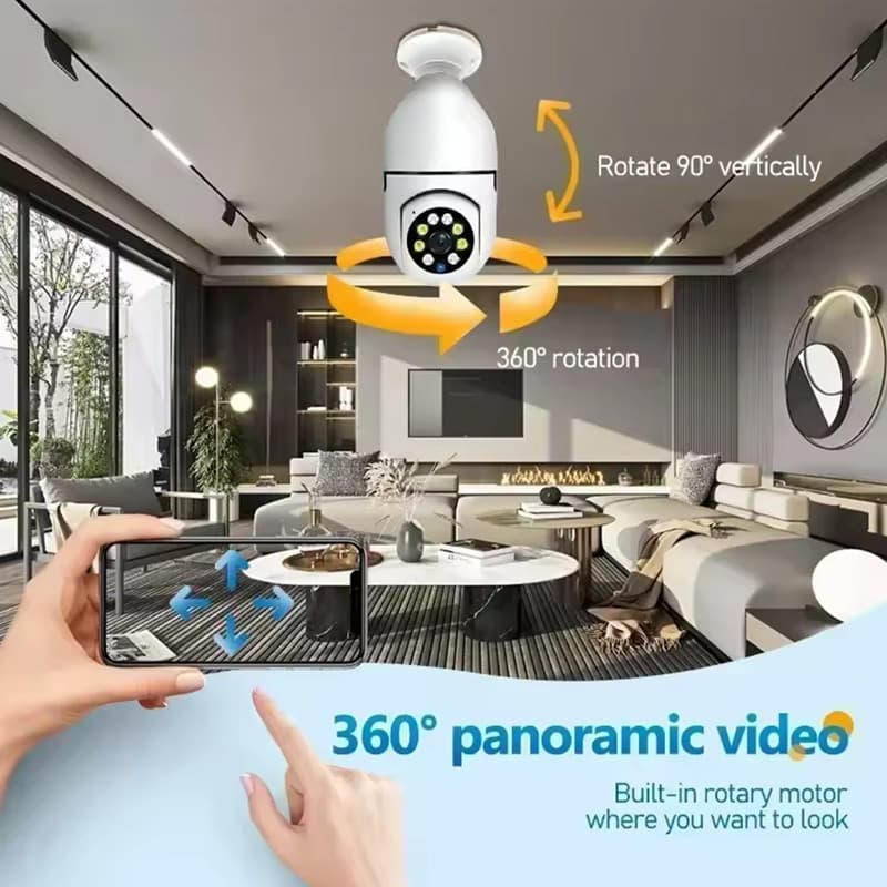 دوربین امنیتی 360 درجه پانوراما مدل Infrared — تصویر ۹