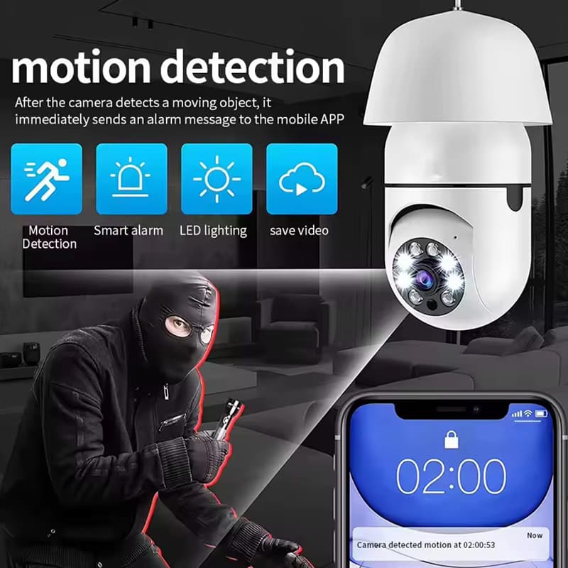 دوربین امنیتی 360 درجه پانوراما مدل Infrared — تصویر ۵