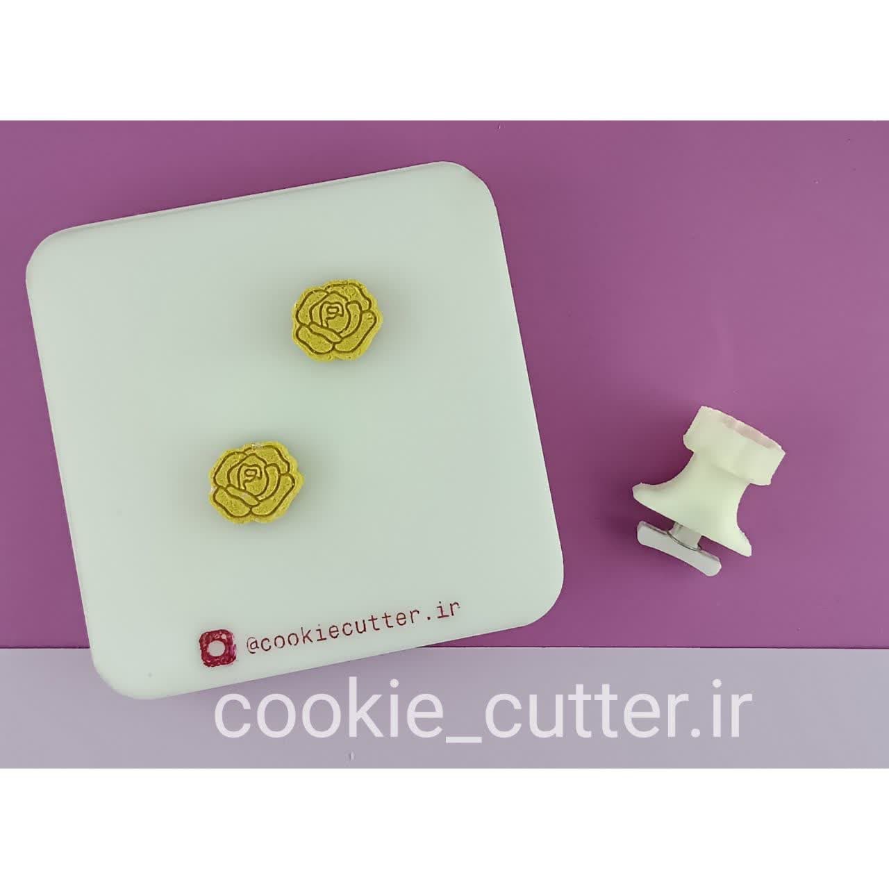 کاتر فشاری قند تزیینی گل رز 2 — تصویر ۲