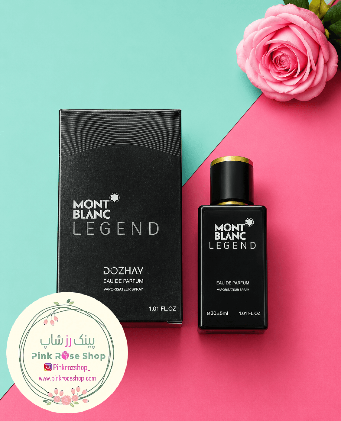 ادکلن 35 میل مردانه مونت بلک لجند | Mont Blanc Legend برند دوژای DOZHAY