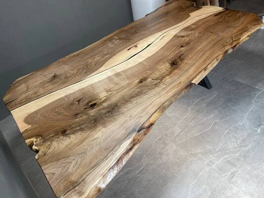 میز ناهارخوری سلطنتی چوب گردو — تصویر ۲