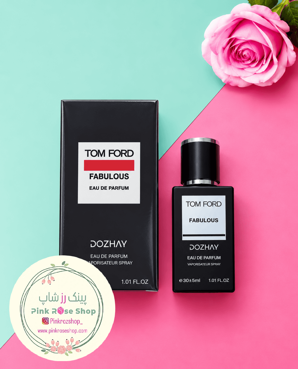 ادکلن 35 میل تام فورد برند دوژای DOZHAY