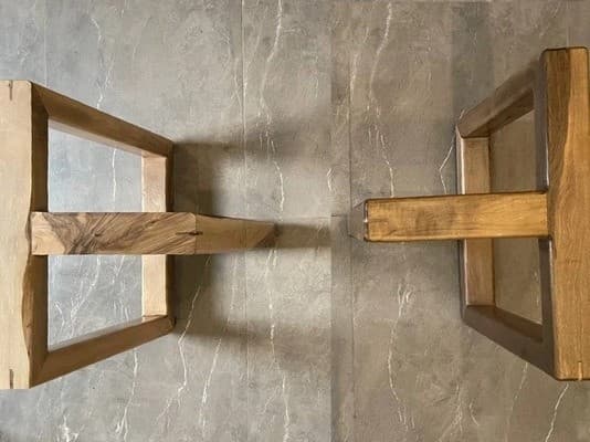 پایه چوبی میز ناهارخوری رستیک