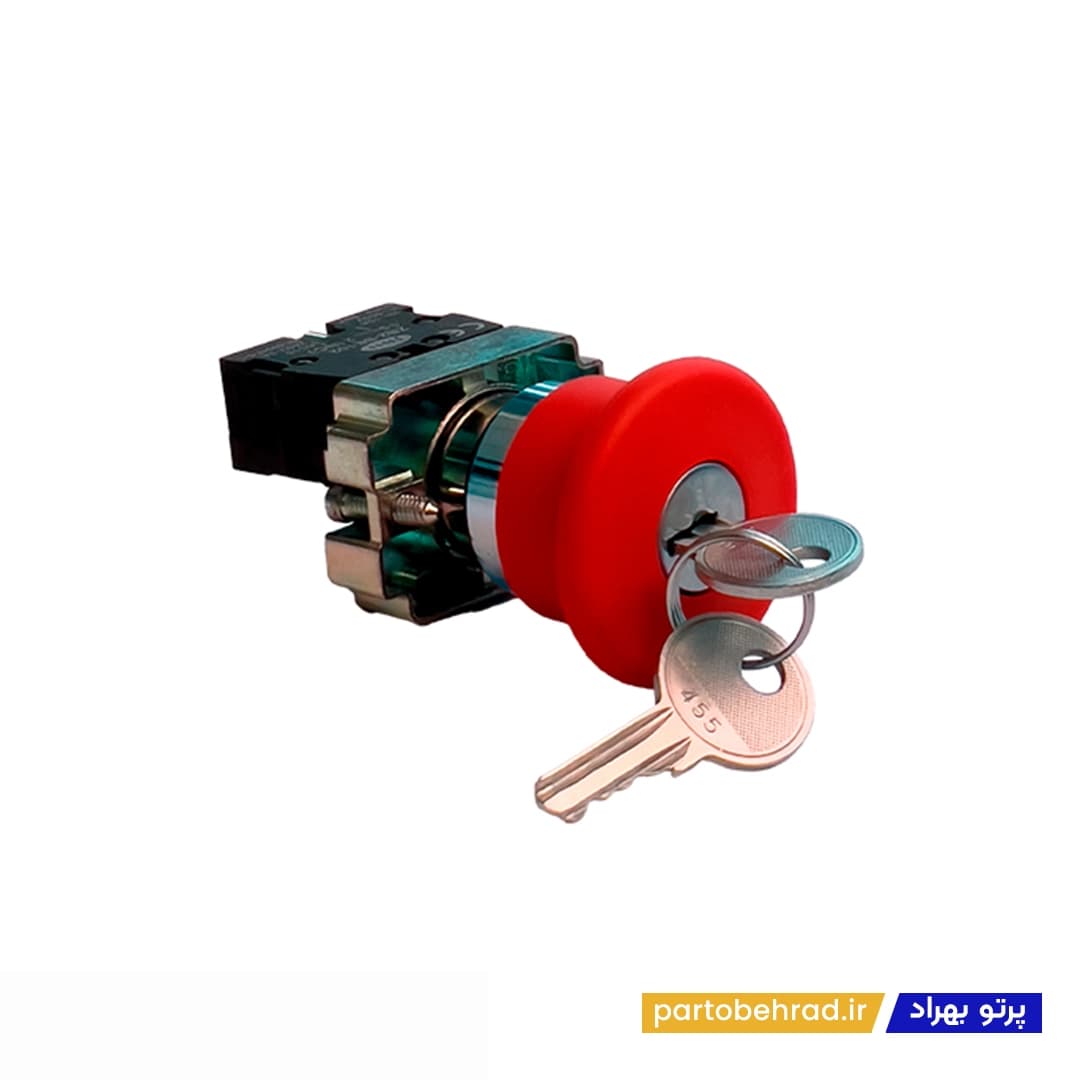 شستی استپ قارچی فلزی کلیدار JBH