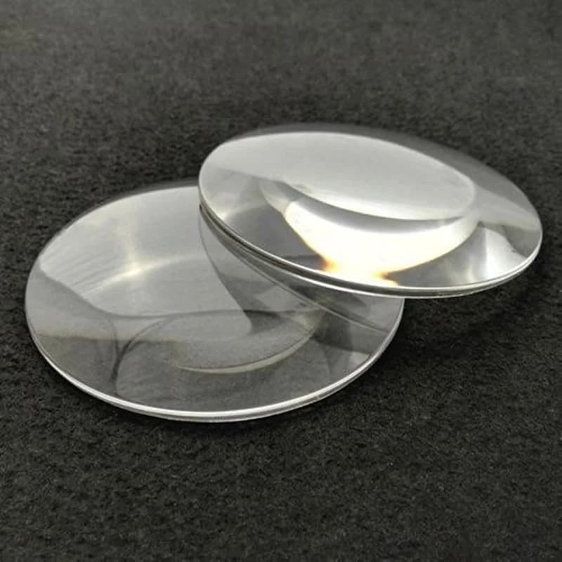 لنز ذرهبین کریستالی شیشهای 5X قطر 75mm