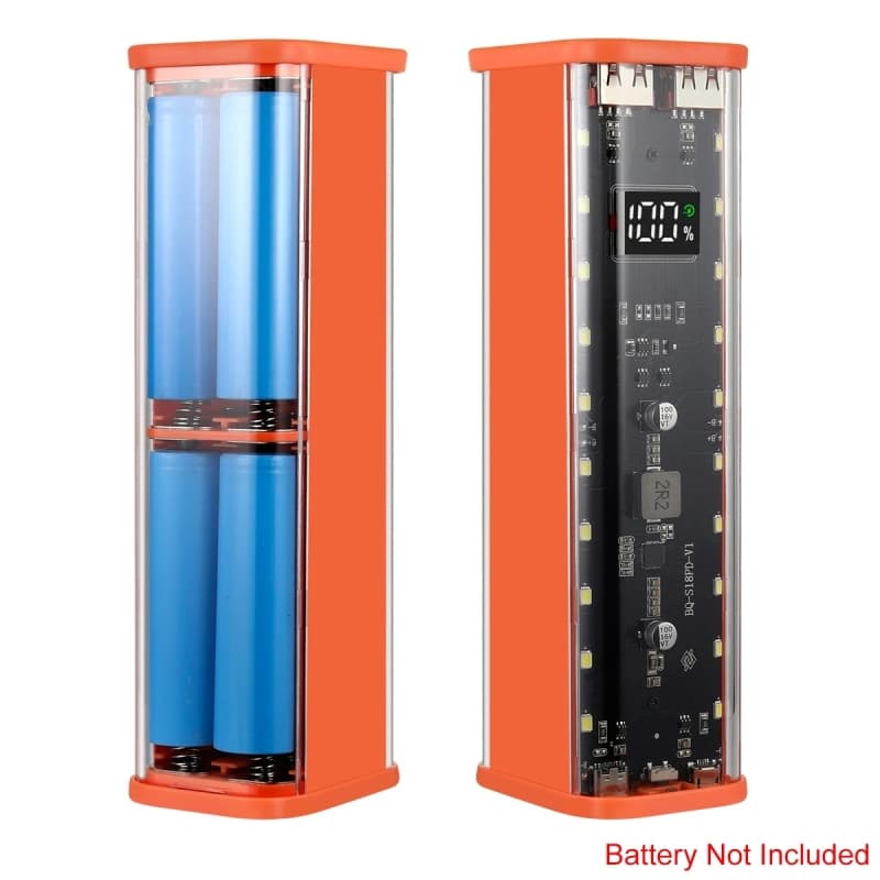 کیس Transparent پاوربانک فست شارژ 20000mAh با خروجی USB مدل BQ-S18PD — تصویر ۹