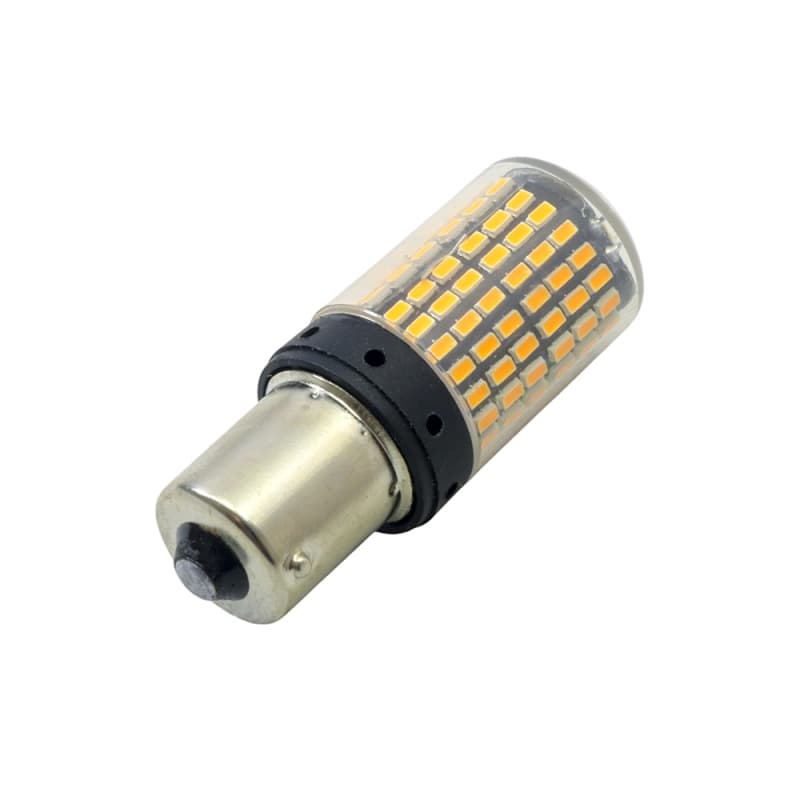 لامپ LED خودرویی 144تایی تک کنتاکت 25W نارنجی — تصویر ۲